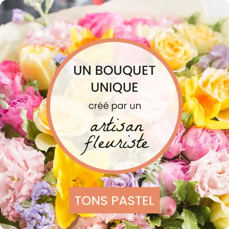 BOUQUET DEUIL MULTICOLORE DU FLEURISTE LA GUADELOUPE